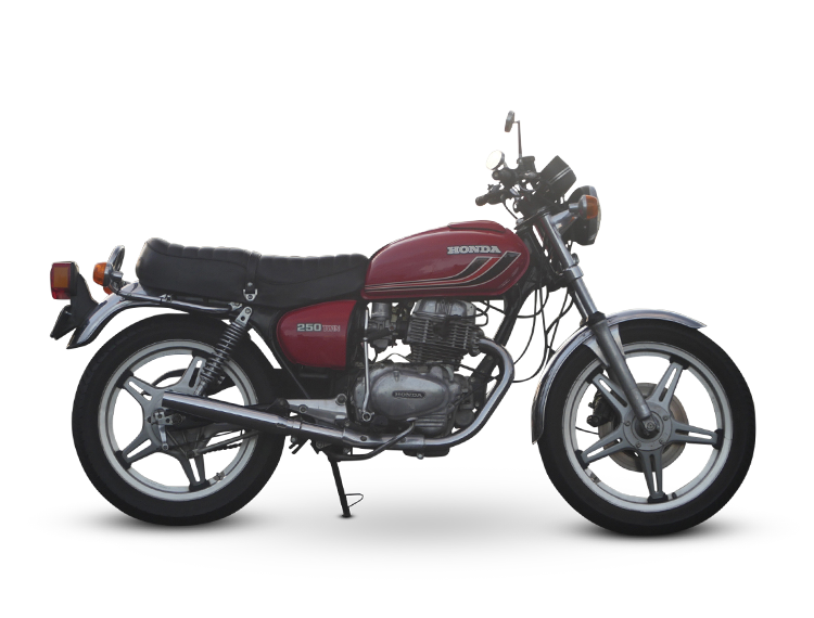1977 Honda CB250T + Yamaha XV250 1977 Honda CB250T + Yamaha XV250