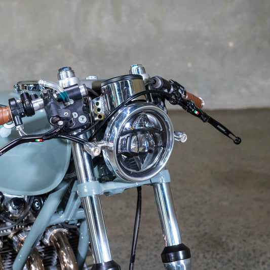 Flashpoint Classic Polished LED Headlight 5.75"