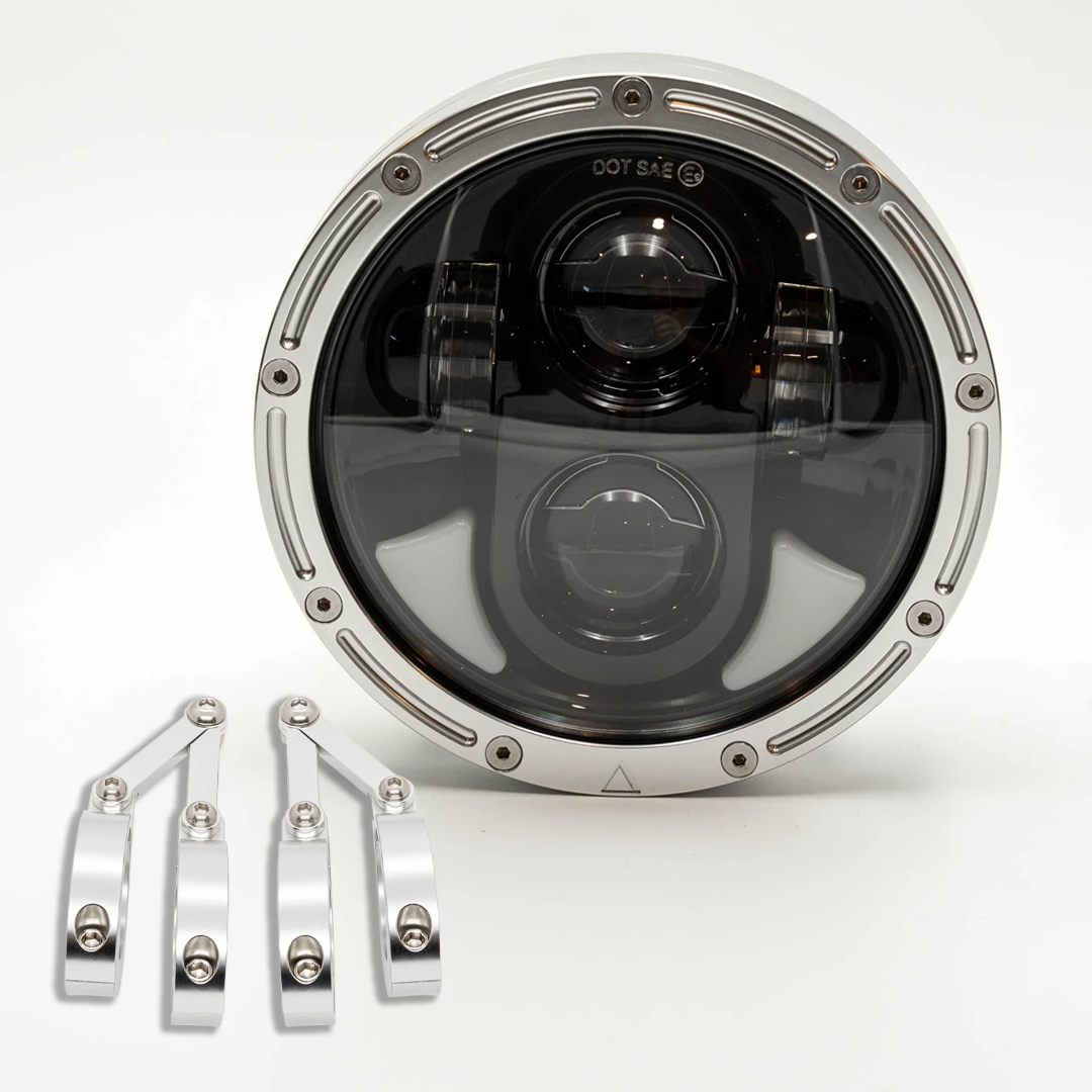 5.75" Flashpoint LED Headlight Polished