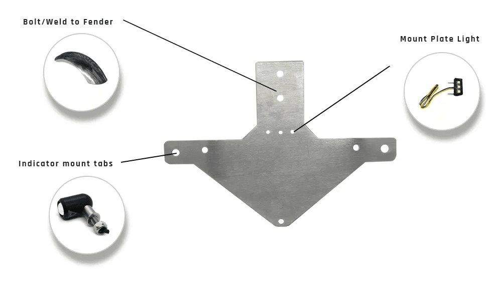 Aluminium Tail Tidy