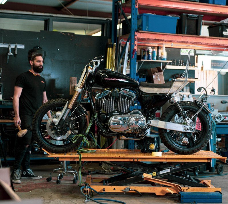 Harley Sportster Scrambler Build Series Ep.3