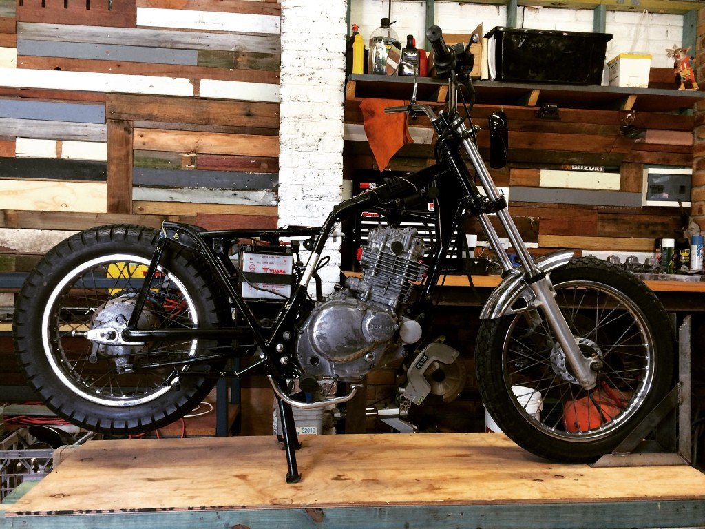 Nick's GN250 Scrambler 1- Stripping down and planning the bike build