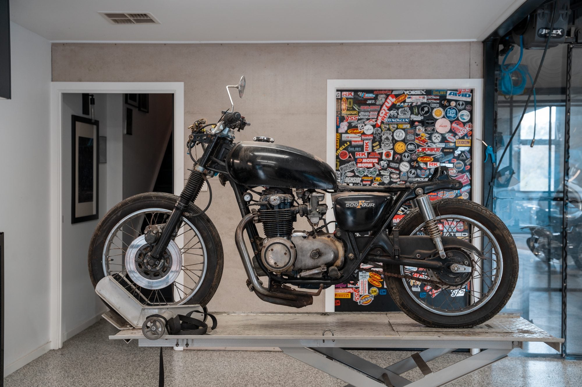 Vintage Motorcycle Garage Inspection Pit | RealClassic Magazine