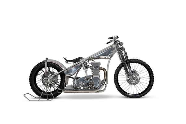 Custom Bobber Motorcycle