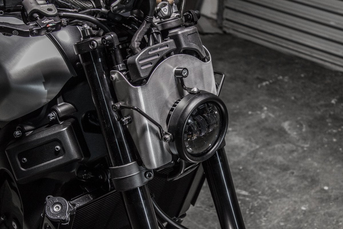 Custom Motorcycle Headlight Mount Universal Motorcycle Headlamp Cafe