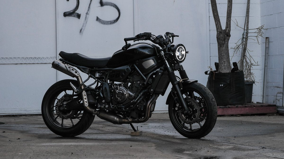 XSR700 LED headlight conversion + LED turn signal upgrade