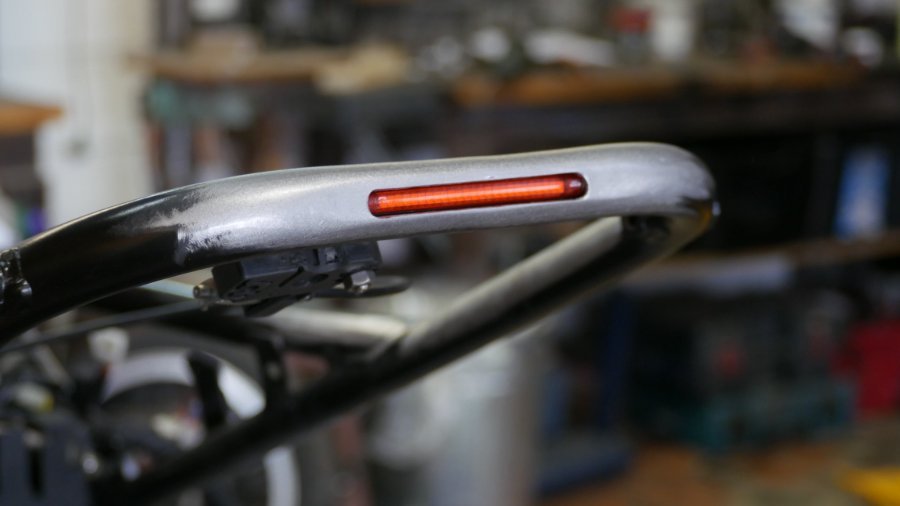 Integrated / Recessed LED brake light cafe racer tail hoop