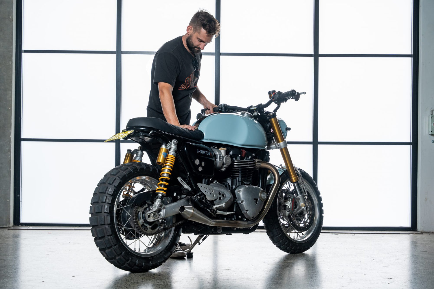 Custom Triumph Thruxton Scrambler | Quick Fix | Purpose Built Moto