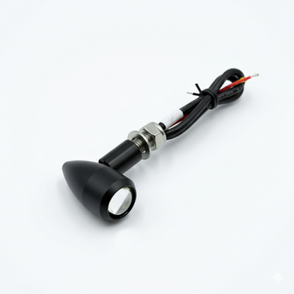 HOLLOW TIP X 3 IN 1 LED INDICATORS BLACK - PURPOSE BUILT MOTO