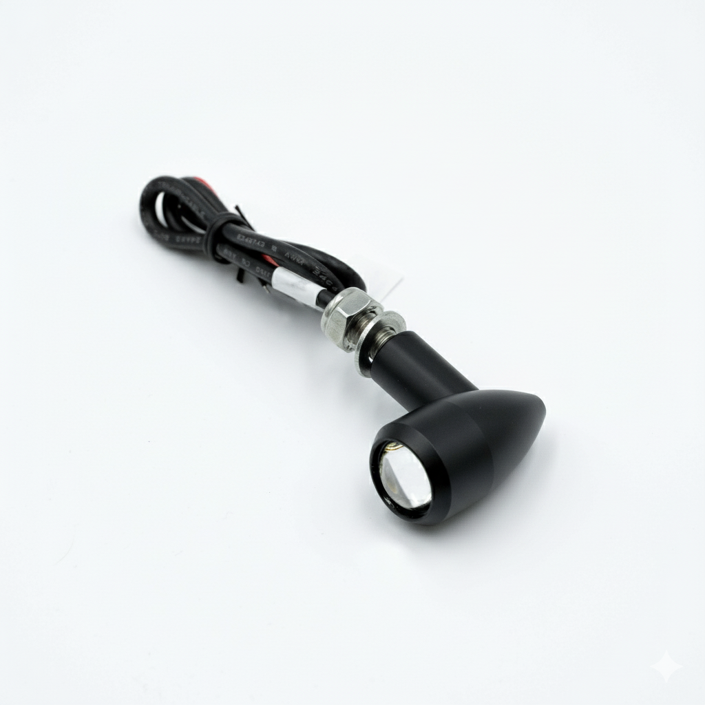 HOLLOW TIP X 3 IN 1 LED INDICATORS BLACK - PURPOSE BUILT MOTO