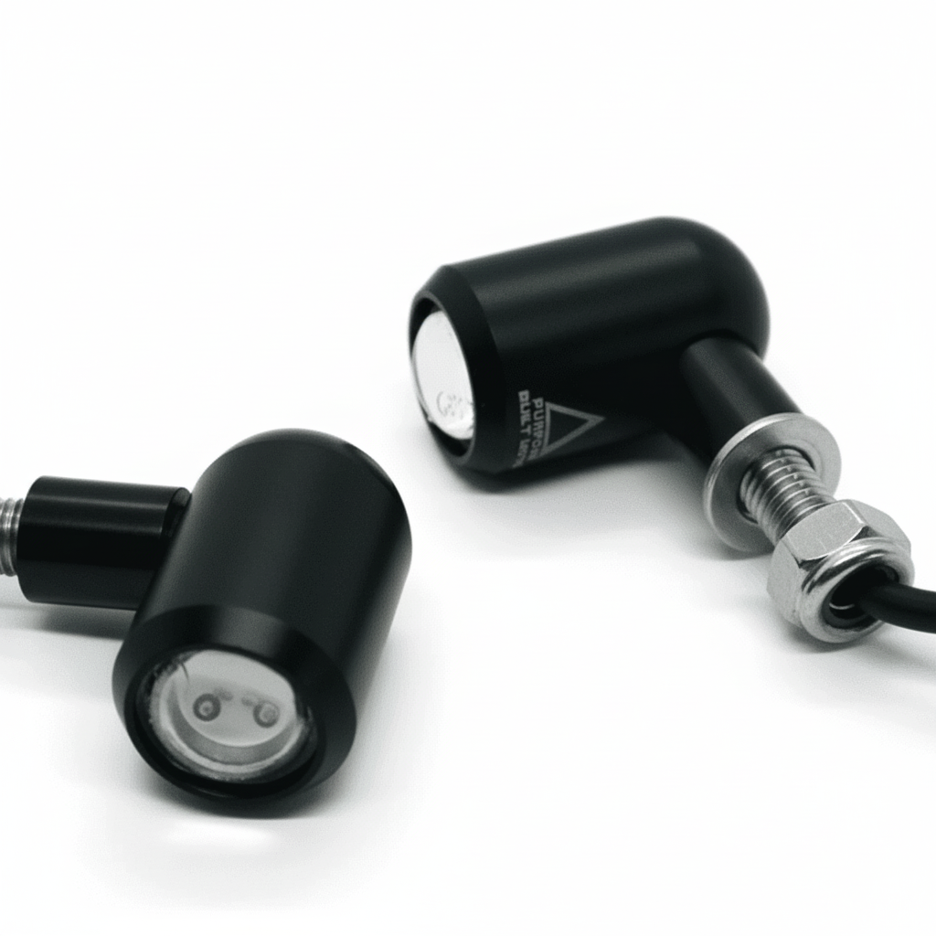 DOME 3 IN 1 LED INDICATORS BLACK - PURPOSE BUILT MOTO