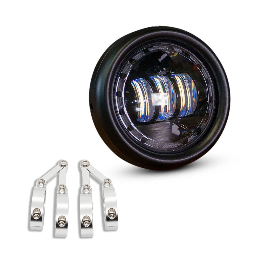 Flashpoint Classic LED Headlight 4.5" Black