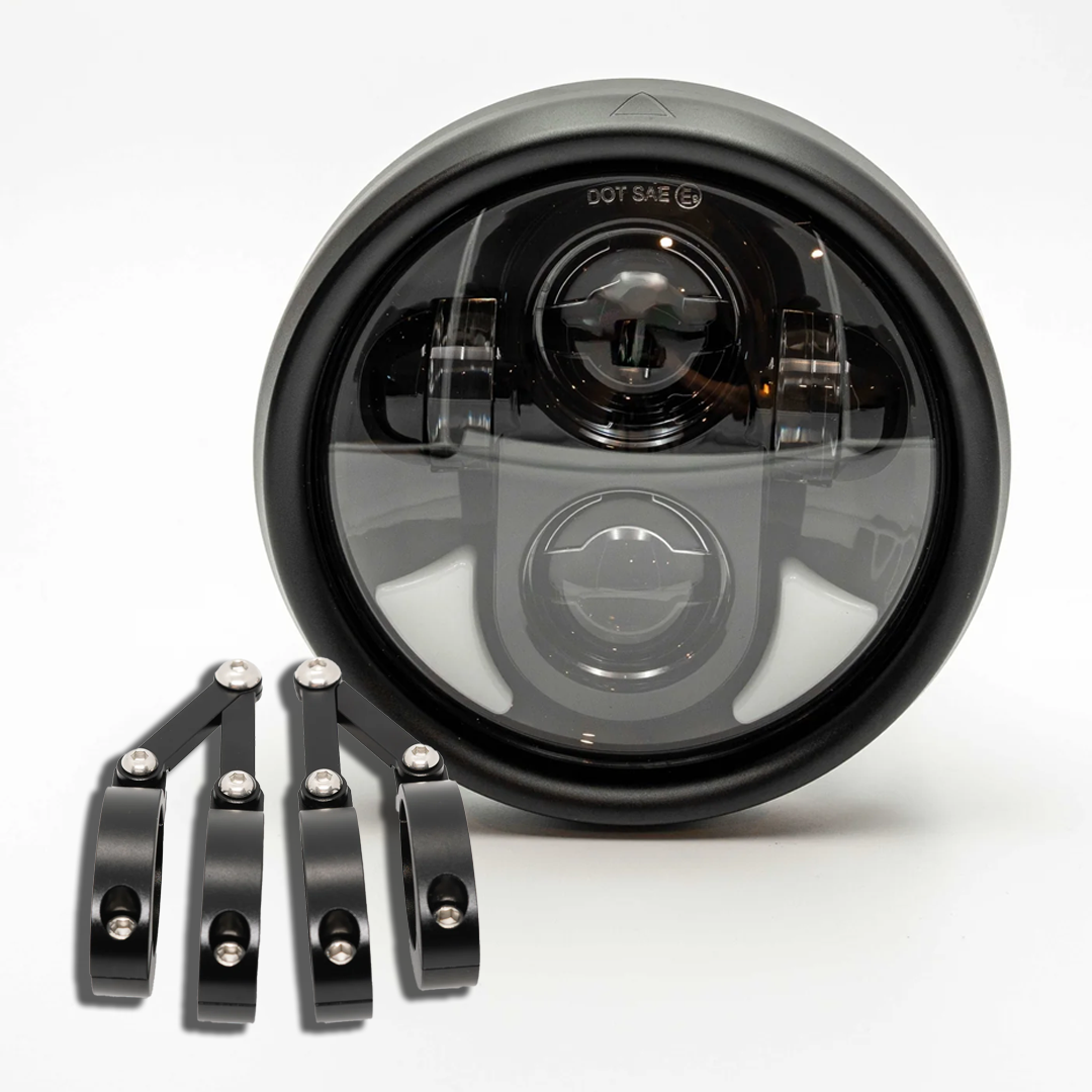 Flashpoint Classic LED Headlight 5.75" Black