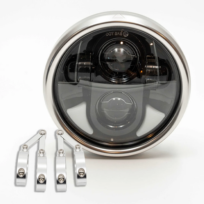 Flashpoint Classic LED Headlight 5.75" Polished