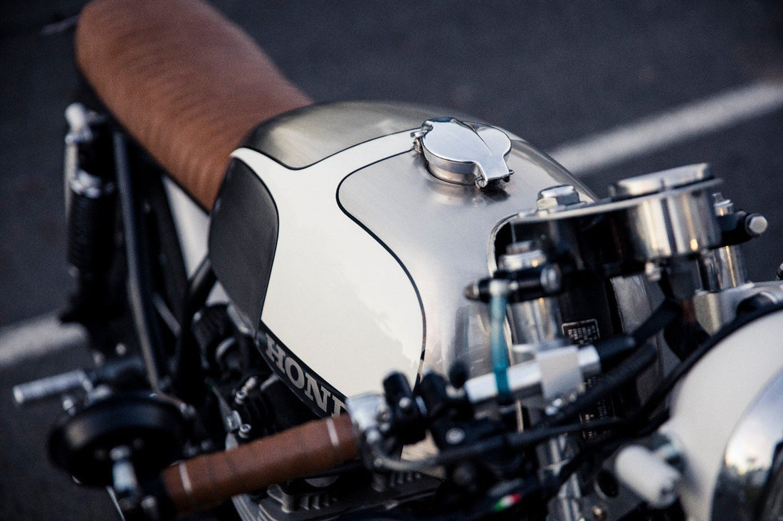 1973 CB350 Four Brat Racer