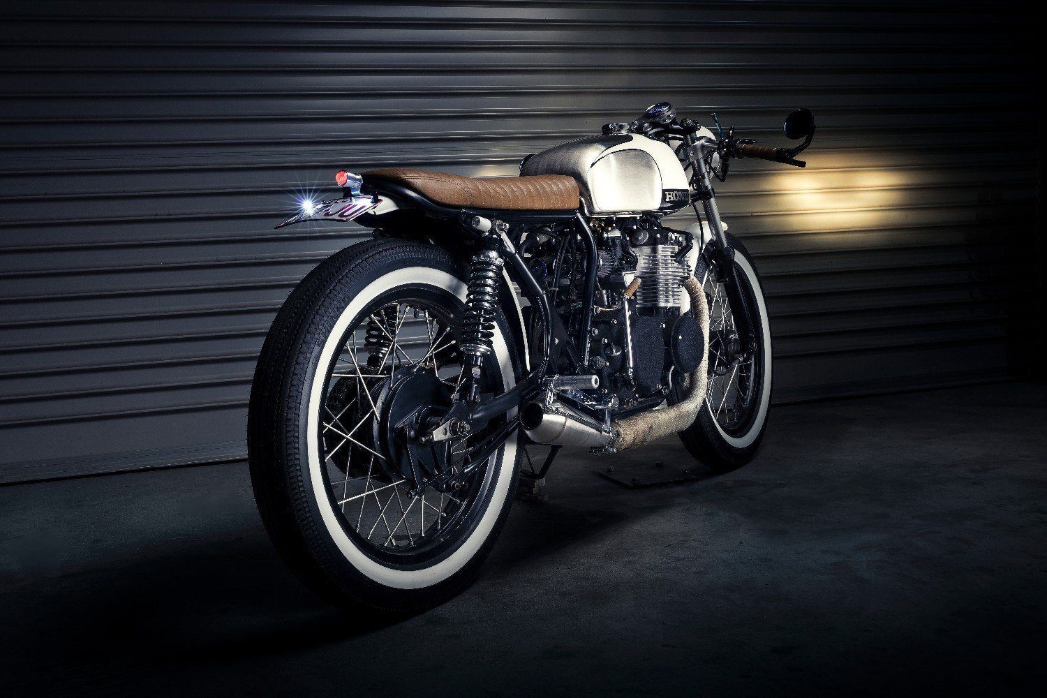 1973 CB350 Four Brat Racer