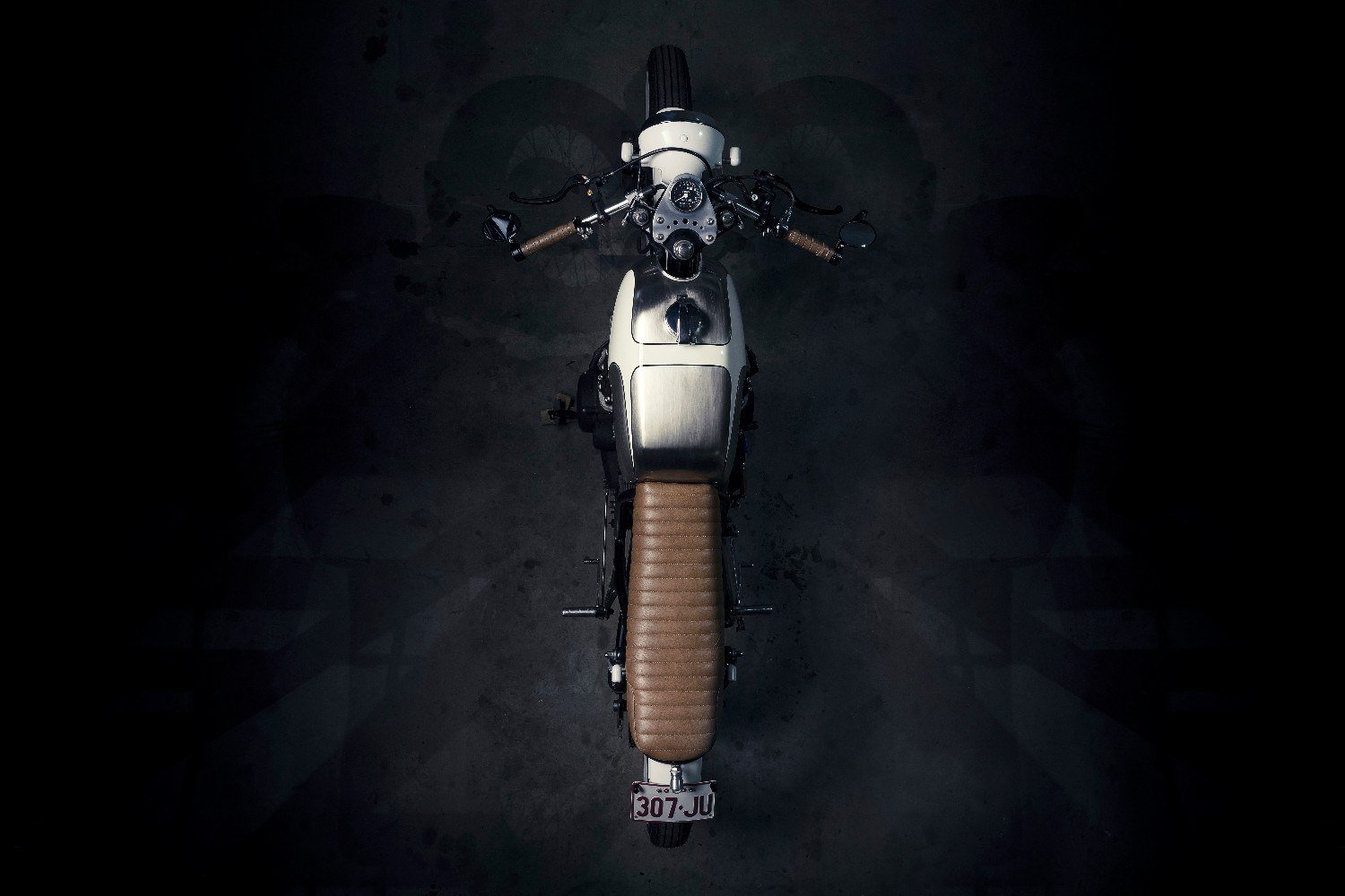 1973 CB350 Four Brat Racer