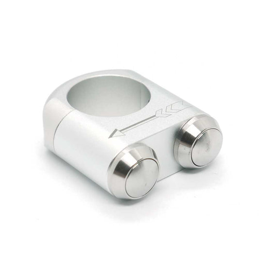 Slim Push 2 Button Switch - Natural - 7/8"