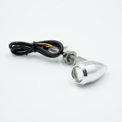 Hollow Tip X 3 in 1 LED Indicators Chrome