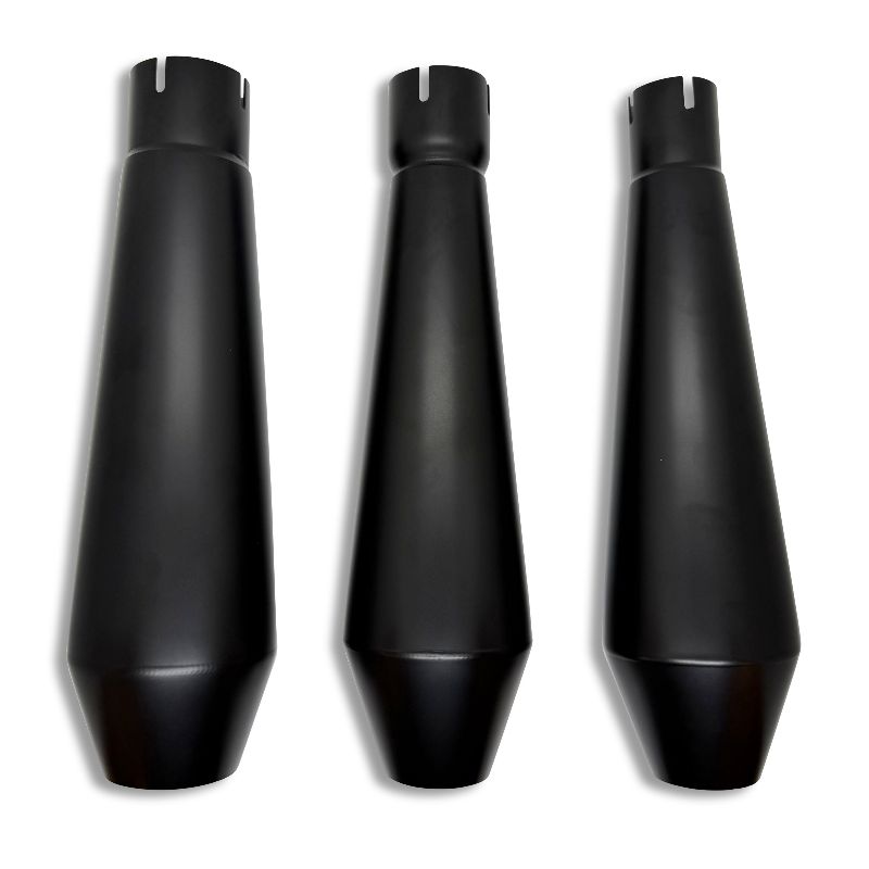 Silencieux torpille en acier inoxydable