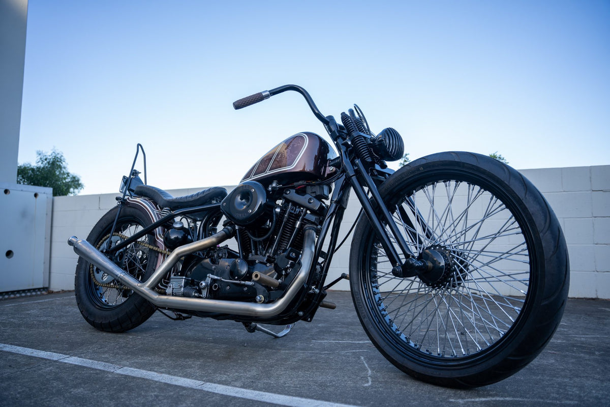Hard Point Chopper 1981 Harley Davidson Ironhead Hard Tail Chopper