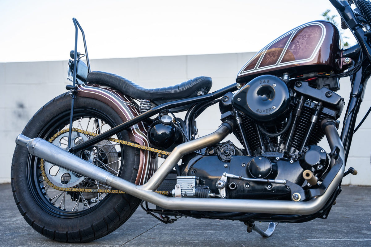 Hard Point Chopper 1981 Harley Davidson Ironhead Hard Tail Chopper