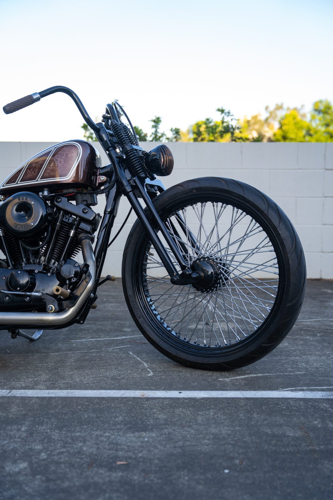 Hard Point Chopper 1981 Harley Davidson Ironhead Hard Tail Chopper