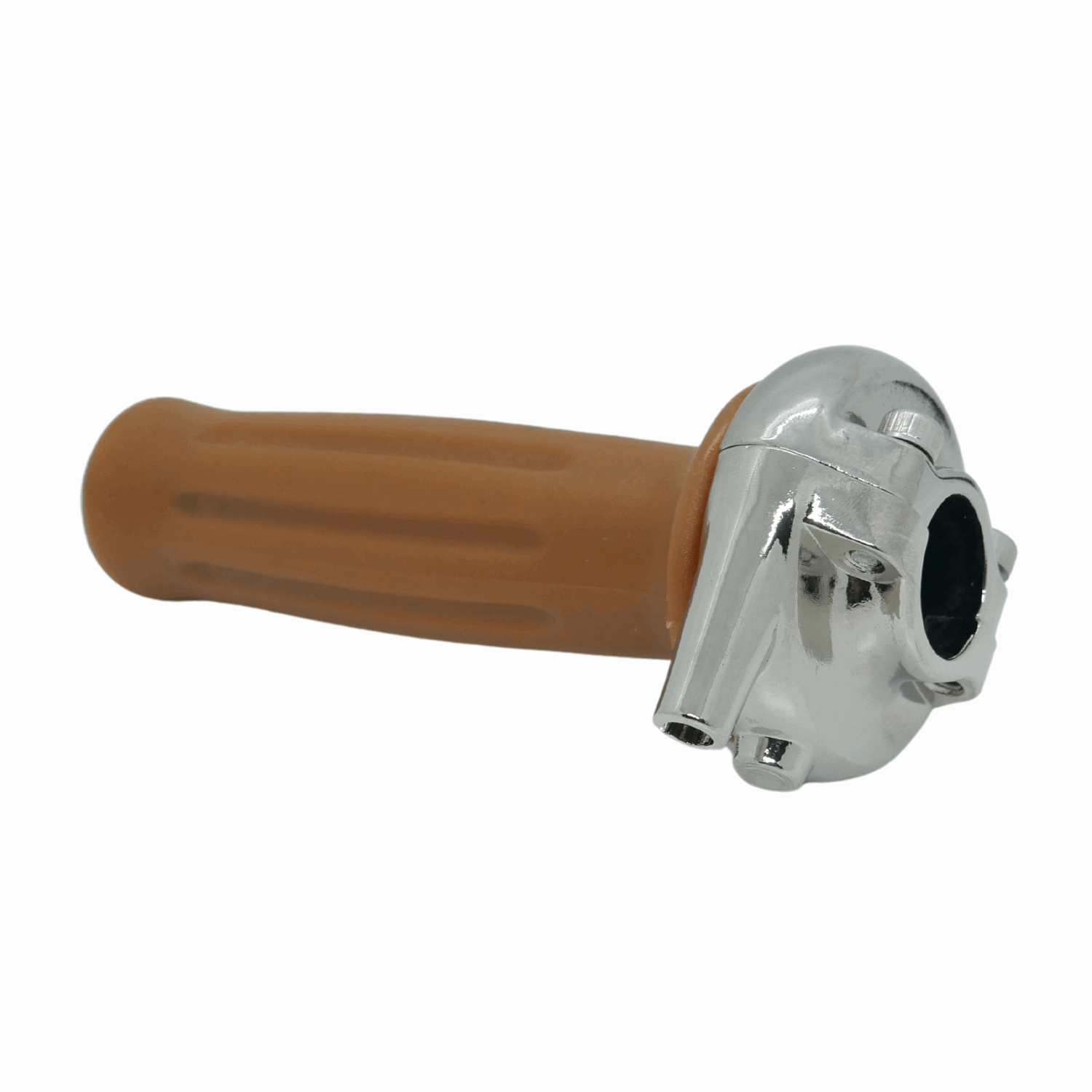 Domino Vintage Chrome Motorcycle Throttle | PBM