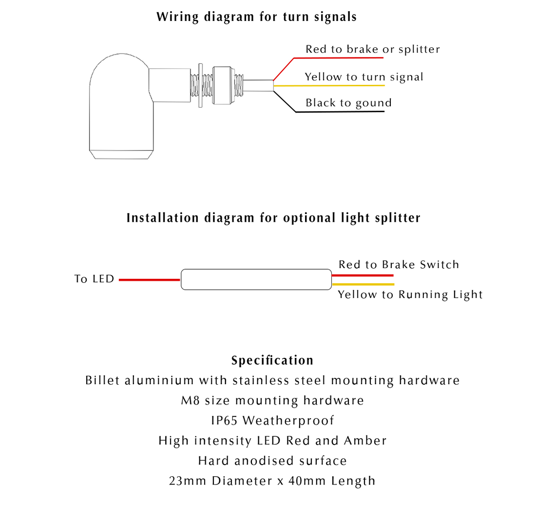 Installing LED indicators turn signals
