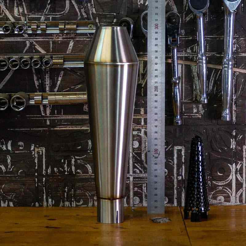 Silencieux torpille en acier inoxydable