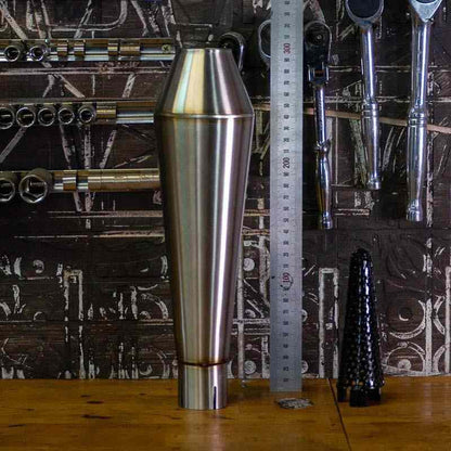 Silencieux torpille en acier inoxydable