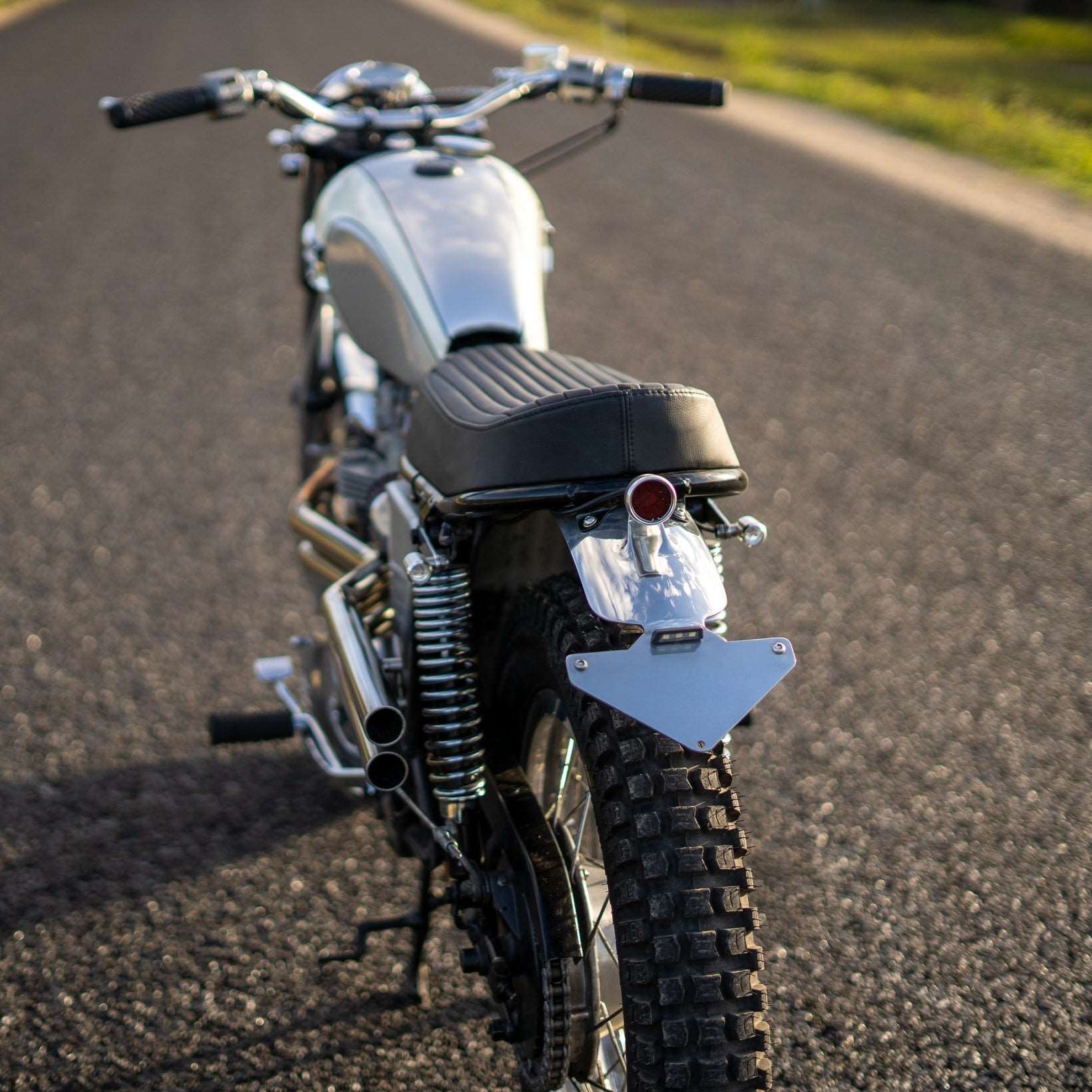 Tail Light Vintage Enduro Bikes Universal Rear Motorcycle Fender