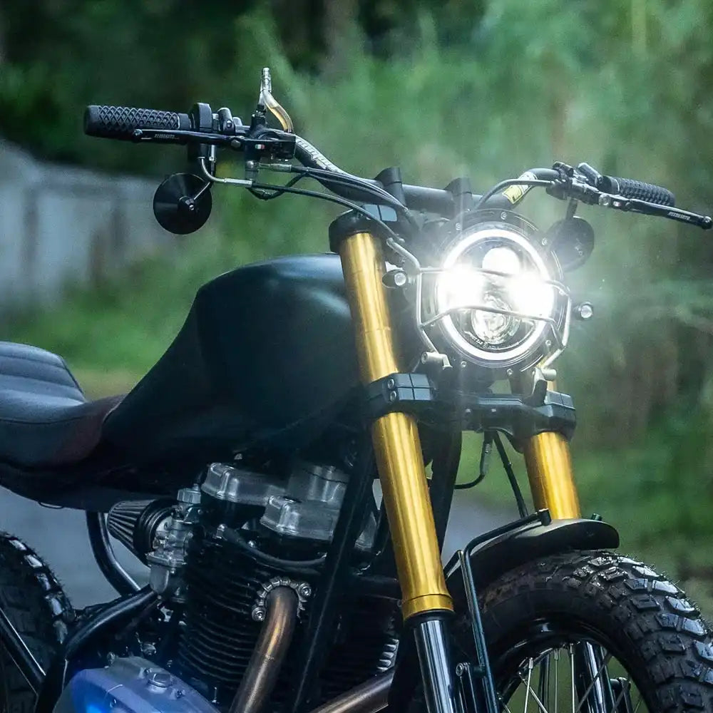 Scrambler Mirror Black