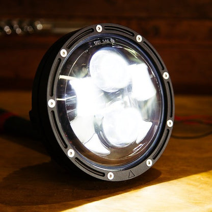 Flashpoint LED Headlight 5.75" Black